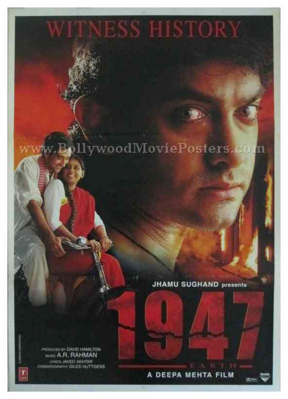 1947 Earth aamir khan all buy classic bollywood posters
