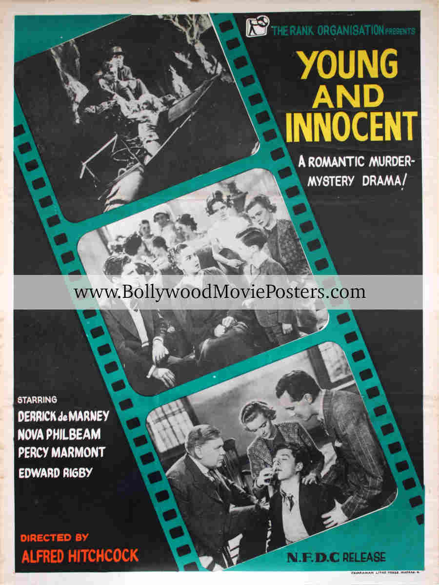 Alfred Hitchcock film posters for sale: Young and Innocent 1937