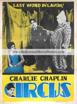 Charlie Chaplin movie poster original: The Circus 1928 poster