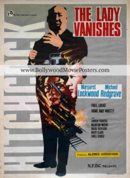 The Lady Vanishes poster for sale: Alfred Hitchcock movie posters