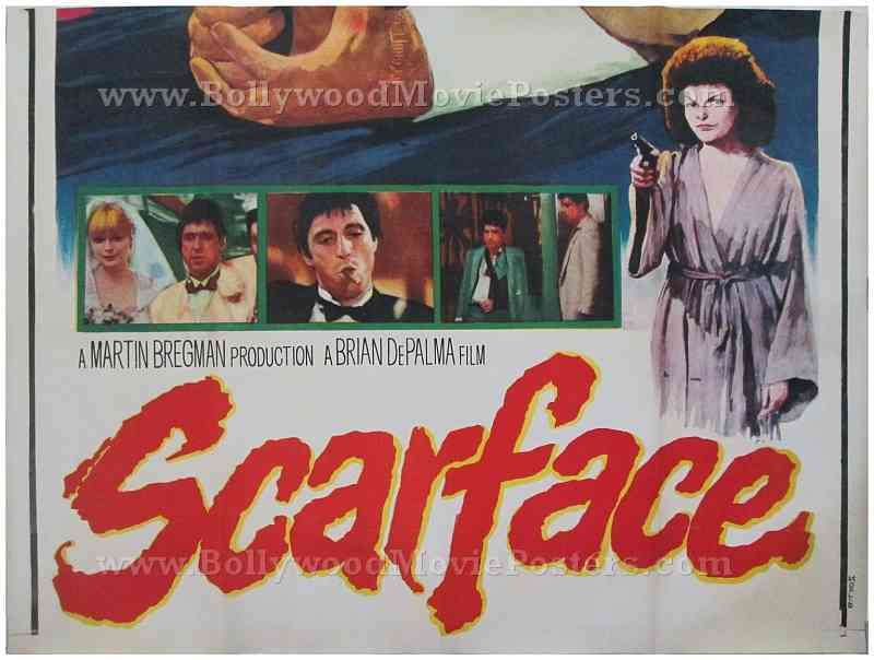 Scarface Al Pacino Vintage Movie Giant Poster A0 A1 A2 A3 A4 Sizes