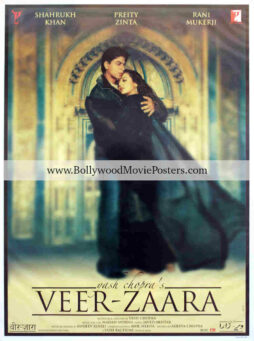 Veer Zaara movie poster for sale: Buy Shah Rukh Khan poster