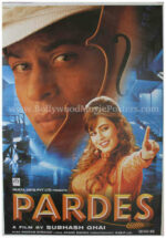 Pardes movie poster Shahrukh khan