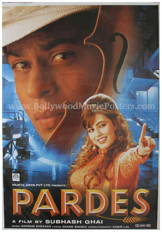 Pardes movie poster Shahrukh khan