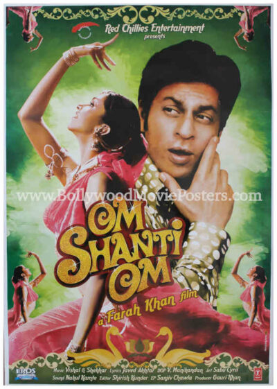 Om Shanti Om poster of Shahrukh Khan SRK