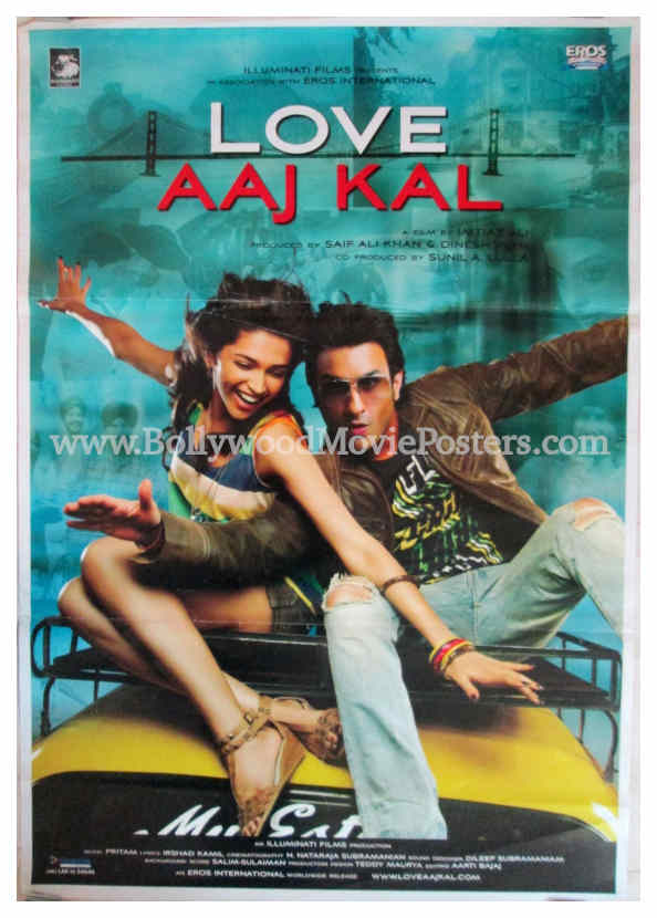 Love Aaj Kal poster 2009: Buy Bollywood movie posters for sale online