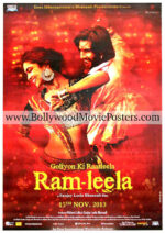 Ram Leela poster: Deepika Padukone & Ranveer Singh