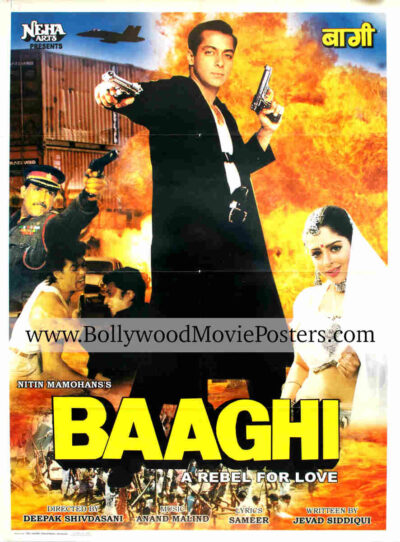 Salman Khan movie poster: Baaghi 1990