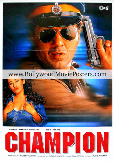 Sunny Deol movie poster for sale: Champion (2000)
