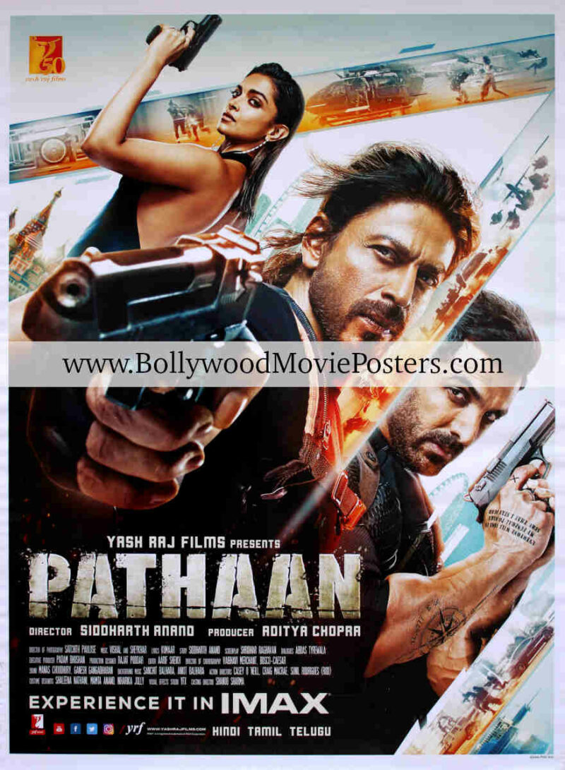 Pathan movie poster: Buy Shahrukh Khan film poster SRK new Bollywood