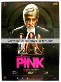 Pink movie poster for sale: Original Amitabh Bachchan poster