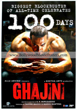 Ghajini movie poster for sale online: Buy Aamir Khan film poster