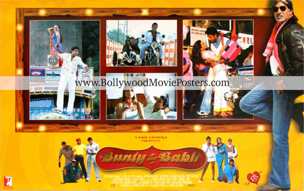 Bunty aur Babli film poster for sale: Buy Amitabh Bachchan posters lobby card