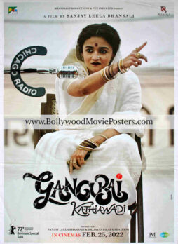 Gangubai Kathiawadi poster for sale online! Buy original Bollywood poster