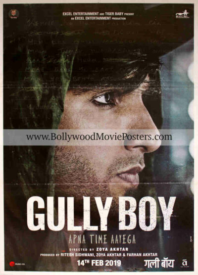 Gully Boy movie poster for sale online: Ranveer Singh Bollywood posters