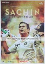 Sachin movie poster for sale: 2017 Tendulkar A Billion Dreams film poster