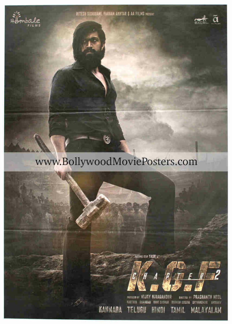 KGF Chapter 2 poster for sale: Buy rare old Kannada movie poster