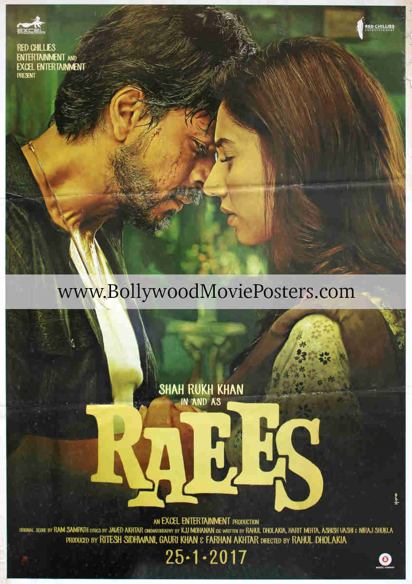 Mahira Khan Porn Movies - Raees movie poster for sale: Buy Shah Rukh Khan SRK posters