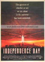 Independence Day movie poster for sale: 1996 old Hollywood film