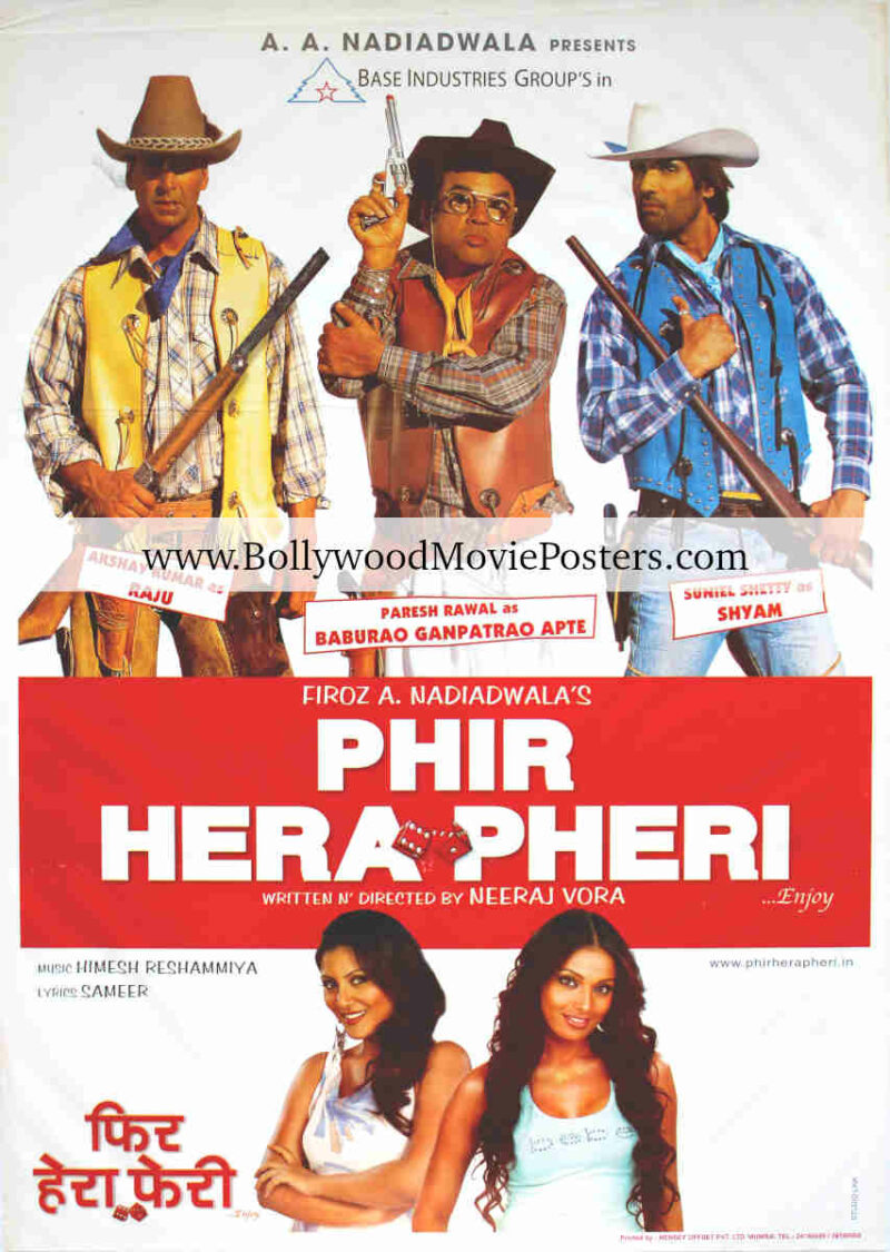 Phir Hera Pheri poster HD for sale: Buy old Bollywood poster