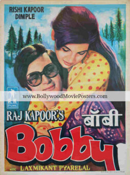 Bobby 1973 poster for sale: Buy Raj Kapoor movie poster