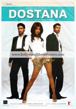 Dostana film poster for sale: Bollywood Priyanka Chopra poster