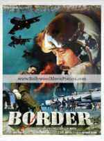 Indian air force poster for sale: Border 1997 old Bollywood film