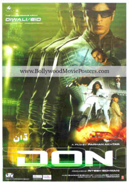 Don 2006 poster SRK for sale: Shah Rukh Khan movie posters