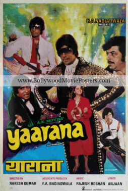 Yaarana poster for sale: Amitabh Bachchan old movie