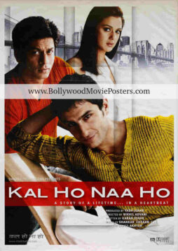 Kal Ho Naa Ho film poster: KHNH Shah Rukh Khan movie
