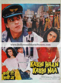 Shahrukh Khan film poster for sale: Kabhi Haan Kabhi Naa 1994