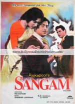 Sangam movie poster for sale: Old Raj Kapoor film