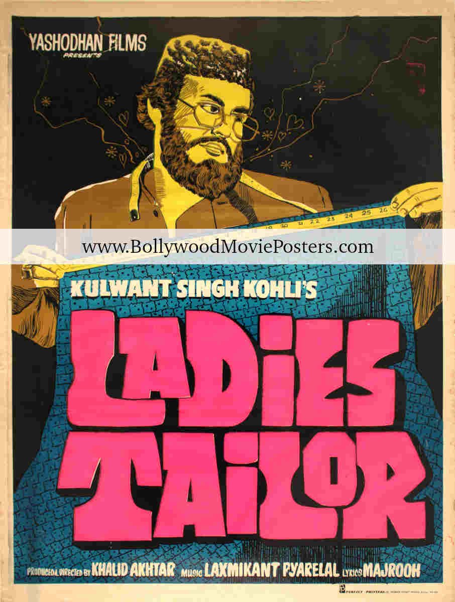 Bollywood movie painting posters: Ladies Tailor old film