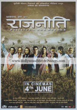 Rajneeti poster: Old Bollywood Ranbir Katrina movie