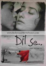 Dil Se poster: Shah Rukh Khan SRK 1998 Bollywood movie