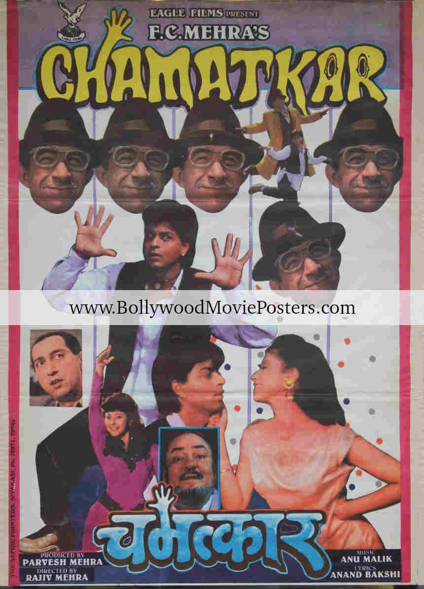 Chamatkar poster: Shah Rukh Khan SRK Bollywood film
