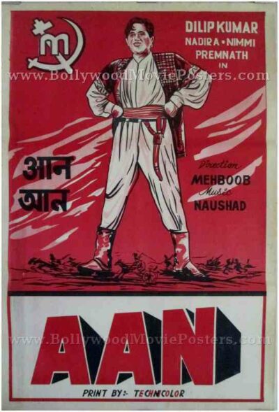 Aan vintage bollywood posters Mumbai UK