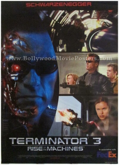 Arnold Schwarzenegger Terminator 3 movie poster original
