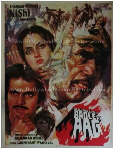 Badle Ki Aag 1982 buy old bollywood posters for sale online