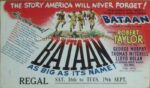 Bataan 1943 old vintage movie handbills for sale online