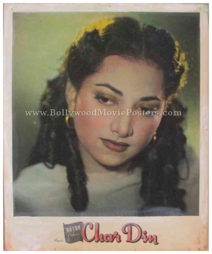 Char Din 1949 actress suraiya photos old bollywood movie stills lobby cards