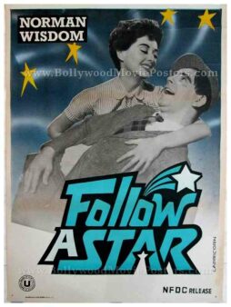 Follow A Star Norman Wisdom original old vintage Hollywood movie poster for sale
