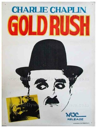 Charlie Chaplin The Gold Rush original old vintage Hollywood movie posters for sale