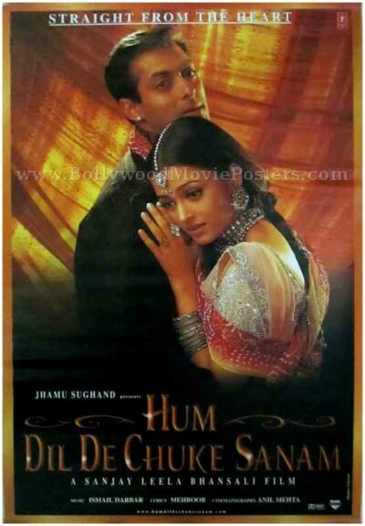Hum Dil De Chuke Sanam classic Indian Bollywood Hindi movie film posters