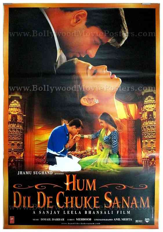 Hum Dil De Chuke Sanam classic Bollywood salman khan movie poster