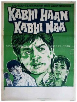 Kabhi Haan Kabhi Naa poster: 1994 Shah Rukh Khan SRK movie