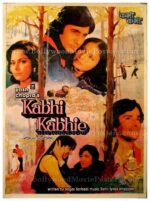 Kabhi Kabhie old Amitabh Bachchan Yash Chopra vintage Bollywood movie posters for sale