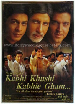 Kabhi Khushi Kabhie Gham K3G KKKG Shahrukh Khan movie poster