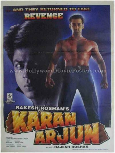 karan arjun movie poster salman shahrukh khan buy online