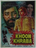 Khoon Kharaba 1980 old vintage bollywood posters for sale online usa